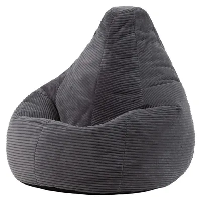 Produktbild von Icon Dalton Sitzsack Cord mit Füllung, Grau