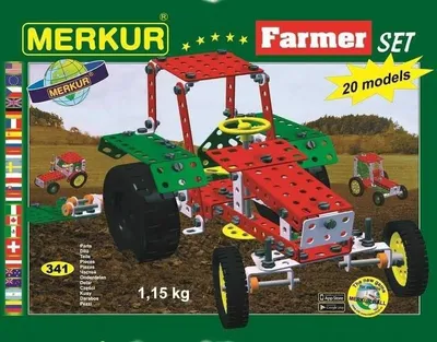 Productafbeelding van Merkur Farmer Set 341. 20 modellen. Artikelnummer: 10993321
