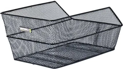 Image de Basil 11177 Panier arrière Cento S cartable 31,5x21,5x17cm, mailles serrées, noir