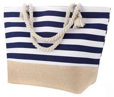 Produktbild von Große, wasserdichte Strandtasche mit Reißverschluss