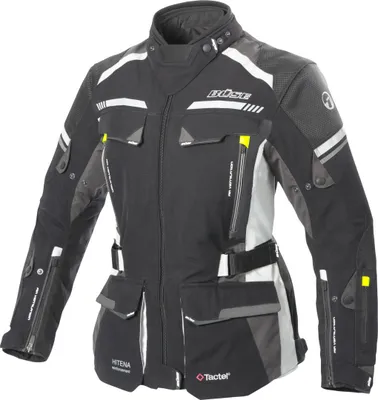 Produktbild von Büse Highland II Damen Jacke schwarz / hellgrau 34