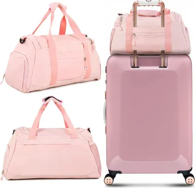 Immagine prodotto di Borsa da allenamento, viaggio, sport, bagaglio a mano, grande, turistica, rosa