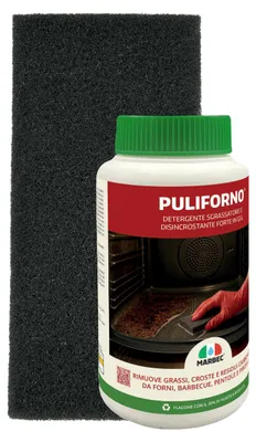 Immagine prodotto di PULIFORNO® - Detergente gel disincrostante per forni e barbecue, azione profonda su incrostazioni ostinate - 1KG