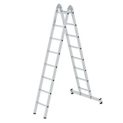 Produktbild von MUNK Gelenk-Klappleiter mit Nivello® Traverse 2x8 Sprossen