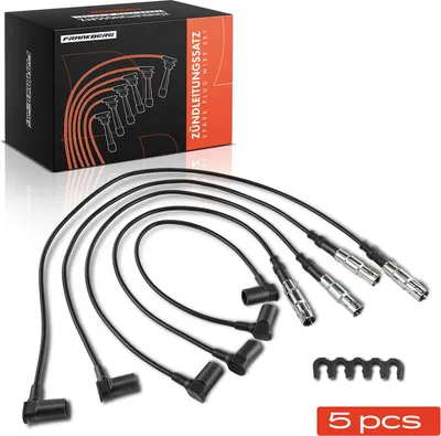 Image de Frankberg 5x Jeu de câbles d'allumage pour Mercedes-Benz W123 S123 C124 W124 S124