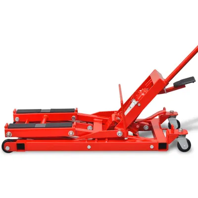 Image de vidaXL Pont élévateur hydraulique pour moto ATV 680 kg rouge