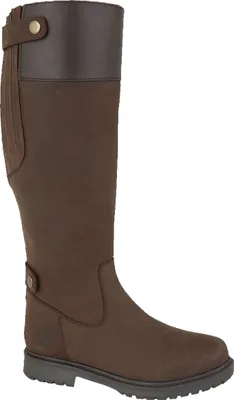 Produktbild von Woodland - Damen Landstiefel "Harper", Gewachstes Leder DF1813 (39-39.5 EU) (Dunkelbraun)