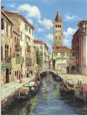 Produktbild von ARTland Wandbild Alu für Innen & Outdoor Venedig Größe: 60x80 cm