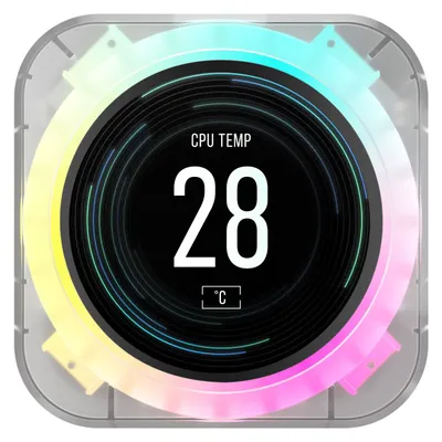 Produktbild von Corsair iCUE ELITE, Anzeige, Schwarz, Transparent, Prozessor, Any CORSAIR iCUE ELITE CAPELLIX Liquid CPU Cooler, 136 g, Elite LCD Module 4x Magnetic Mounting Screws USB Y-Splitter Warranty/Safety Leaflet