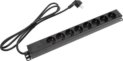 Produktbild von Adam Hall 87471-19" Steckdosenleiste 8-Fach - Mehrfachsteckdosenleiste