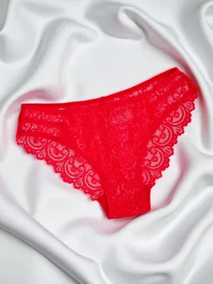 Produktbild von Damen-Slips mit Spitze und Bändchen, Größe M - 38