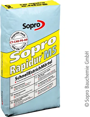 Produktbild von Sopro Rapidur M5 SchnellEstrichMörtel 25kg