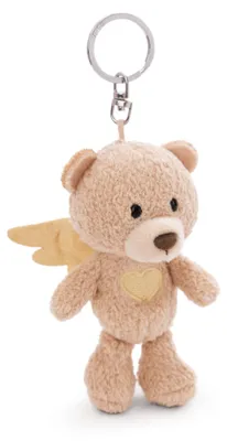 Produktbild von Nici Schlüsselanhänger Schutzengel Bär 10 cm beige/gold Plüschbär