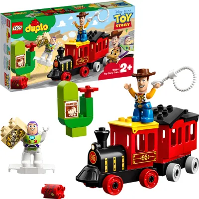 Produktbild von LEGO 10894 DUPLO Toy-Story-Zug, Bausatz mit Buzz und Woody Figuren für Kleinkinder
