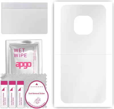 Produktbild von apgo Rückseite Schutzfolie, klar, kompatibel mit Nokia XR20, Hinten Hydrogel-Displayschutzfolie mit Positionierhilfe, kratzfest, einfache Montage