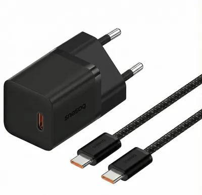 Produktbild von Baseus P10110902113-01 USB-C GaN5 mini 30W Netzladegerät Schwarz