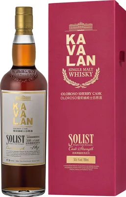 Produktbild von Kavalan Solist Sherry Single Malt Whisky | 58,6 % vol | 0,7 l
