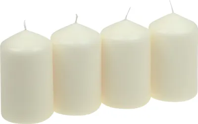 Produktbild von Steinhart Kerzen Stumpenkerzen 4er-Pack 5.7x10 cm