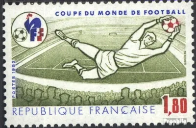 Produktbild von Briefmarken Frankreich 1982 Mi 2331 (kompl.Ausg.) postfrisch Fußball-WM