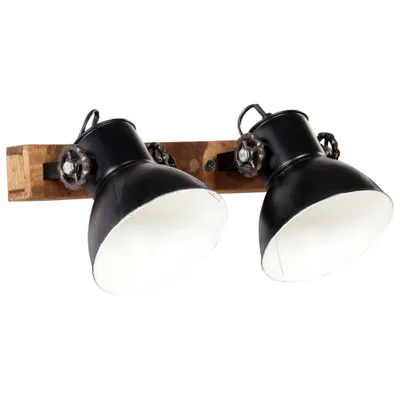 Zdjęcie produktu dla Industrialna Lampa Ścienna, Czarna, 45X25 Cm, E27 Lumarko!