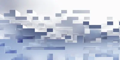 Produktbild von Tulup Glas-Bild -140x70- Wandkunst Dekorative Wand für Küche & Wohnzimmer - Kunst: modern & klassisch - Abstrakte Würfel - Weiß
