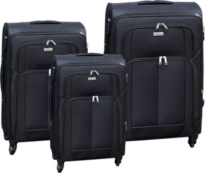 Obrázek produktu pro Peterson Kufry Zestaw Trzech Walizek Ptn 5209-set Czarny, PTN5209SETROV