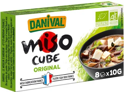 MISO KOSTKI BIO (8 x 10 g) 80 g - DANIVAL