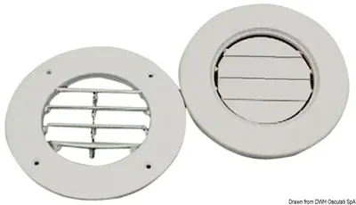Obrázok produktu pre Vetracia mriežka ABS biela 163 mm , 1 kus