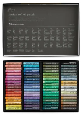 Imagen del producto de Juego de lápices pastel al óleo, 72 colores vibrantes, suaves, para artistas y aficionados