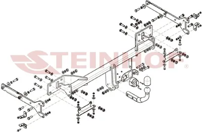 Produktbild von Z547120 Anhängerkupplung passend für MERCEDES W 221 10/2005-06/2013 starr