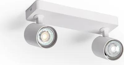 Produktbild von Deckenleuchte Ausrichtbar Aluminium Cora 2 Strahler Weiß Weiß