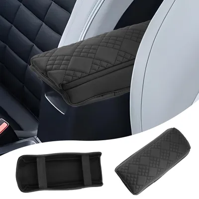 Productafbeelding van Armleuningbekleding, middenconsole, kunstleer, zwart, voor Opel Frontera, modeljaren 2025-2028