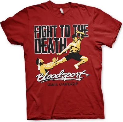 Produktbild von Bloodsport - Fight To The Death T-Shirt - X-Large - TangoRed