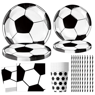 Obrázok produktu pre Sada 60 kusov na oslavu futbalovej narodeniny