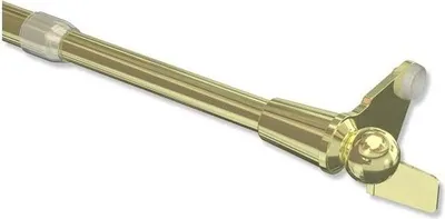 Produktbild von Interdeco Klemmfix Klemmstange / ausdrehbare Scheibenstange Messing-farbig, Typ Avanti, 30-40 cm