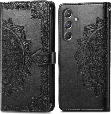 Produktbild von imoshion Mandala Klapphülle Samsung Galaxy A15 (5G/4G) - Schwarz
