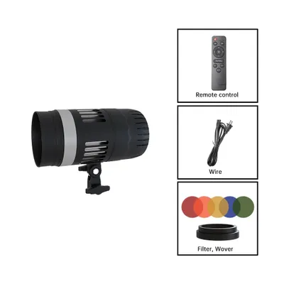 Immagine prodotto di Faretto luminoso a LED, filtro a cinque colori, telecomando, solo luce