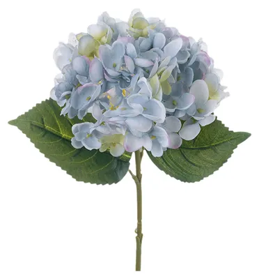 Produktbild von Künstliche Hortensienblüten, künstliche Hortensienblüten mit Stiel, UV-beständige Kunstblumen für den Außenbereich, Vase, Brautsträuße, Tischdekorationen
