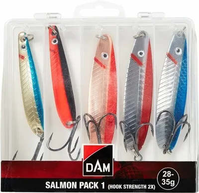 Zdjęcie produktu dla Zestaw wędkarski DAM Salmon łyżka do łososia 28-35g