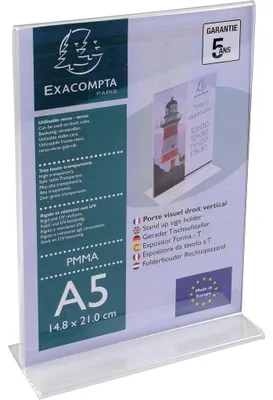 Immagine prodotto di Exacompta Portafogli 85158D PMMA a T A5