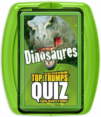 Produktbild von Frage und Antwort Spiel Top Trumps Quiz Dinosaures
