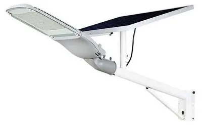 Immagine prodotto di V-TAC VT-ST-300 armatura stradale led chip samsung 3000lm con pannello solare e telecomando 6000K corpo bianco IP65 – sku 20341