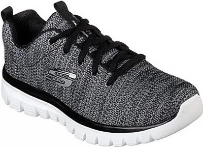 Produktbild von Skechers Sneakers 12614BKW in Black color size 40