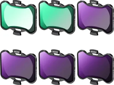 Produktbild von K&F Concept Avata 2 ND Filter Set UV PL ND8 ND16 ND32 ND64 Filter 6 Stk DJI Avata 2 UV PL ND16
