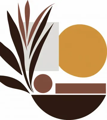 Produktbild von Plakat 70x70cm Pflanzenstilisation