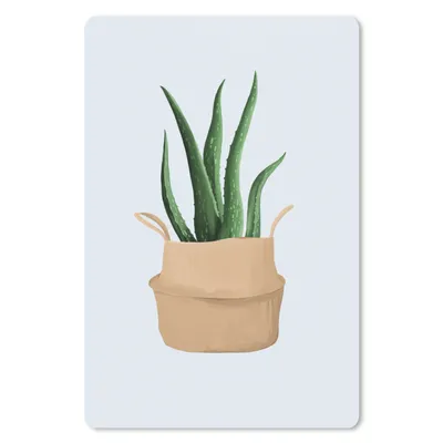 Produktbild von MuchoWow® Mauspad Mousepad Pflanze - Aloe Vera - Blumentopf 40x60 cm - Mousepads - Maus Mat - Pad - Mausunterlage - Schreibtisch Accesoire