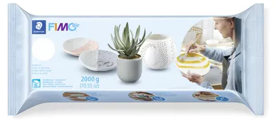 Produktbild von STAEDTLER FIMOair 8102 lufttrocknende Modelliermasse Einzelprodukt, weiß