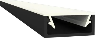 Produktbild von Flaches LED Alu Aufbauprofil 2m Exo-A1-13 (13mm) –| Flaches Aluminiumprofil für LED-Strips