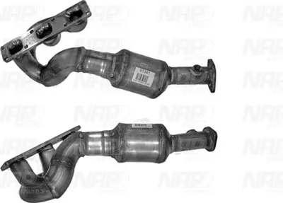 Produktbild von NAP carparts Katalysator Kat für BMW 5 Limousine (E60) bis Euro 3 CAK11144