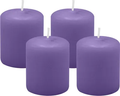Produktbild von 4er Set Adventskranzkerzen Veilchen Ø 50 x 60 mm